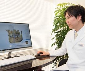 理想とする歯並びの事前シミュレーション