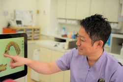 治療後の歯並びをシミュレーションで確認できる