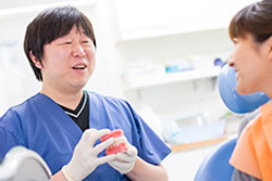 レントゲン撮影までを含めたカウンセリングを実施