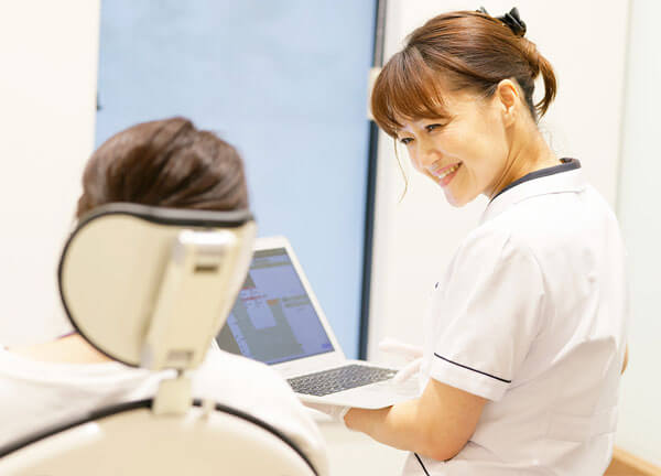 患者様に寄り添った親身な説明を心がけています